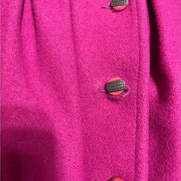 Rothschild Girl’s Winter Fuchsia Coat - Picture 5 of 7